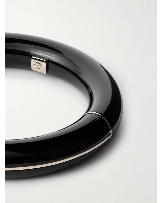 Tom Ford Black Tone And Plexiglas Bangle