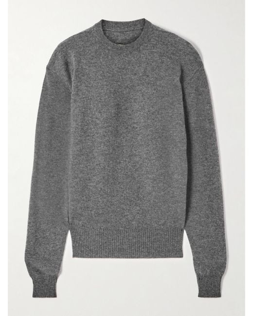 Totême Gray Cashmere Sweater
