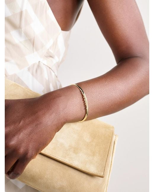 Mizuki Natural 14-Karat Diamond Cuff