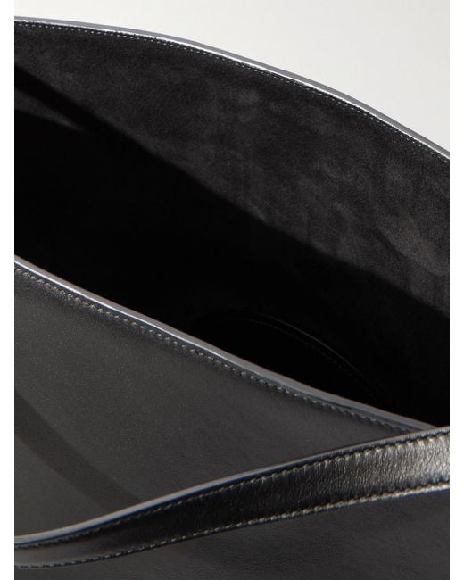 Alaïa Black Hip Large Leather Bucket Bag