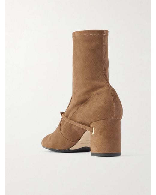 JENNIFER CHAMANDI Brown Dani 65 Suede Ankle Boots