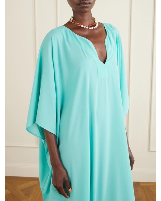SARA CRISTINA Blue Georgette Kaftan