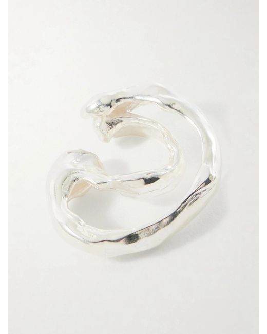 SIMUERO Natural Lúa Sterling Ear Cuff