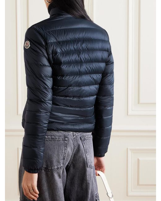 Moncler Blue Lans Quilted Shell Down Jacket