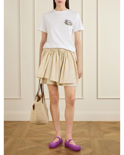 Loewe Purple Paula's Ibiza Rio Suede Mary Jane Espadrilles