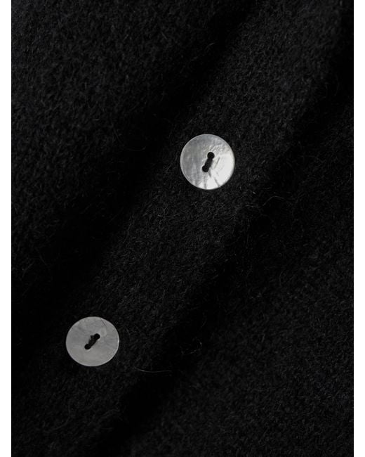 Doen Black Anisa Alpaca-Blend Cardigan
