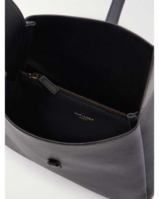 Saint Laurent White Le 5 À 7 Leather Shoulder Bag