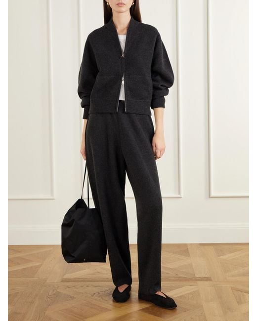 arch4 Black Hayden Milano Knitted Cashmere Tapered Pants