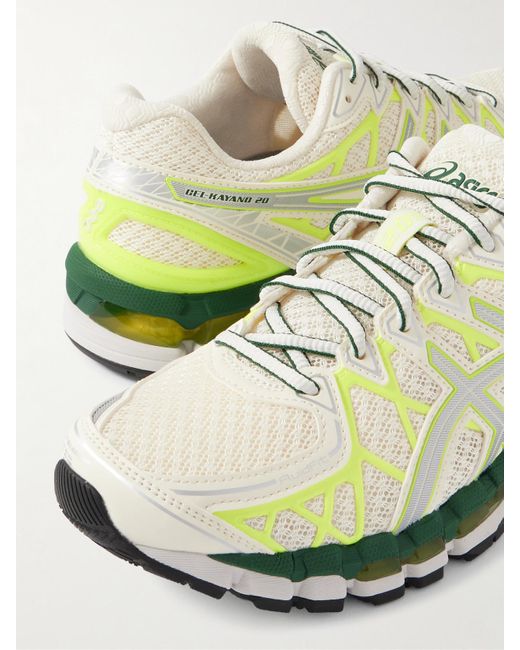 Asics Green Gel-Kayano 20 Sneakers Aus Mesh Mit Gummibesätzen