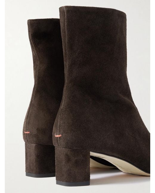 Bottines En Daim Millie Aeyde en coloris Black
