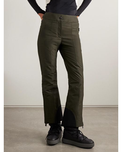Moncler Green Bootcut Ski Pants