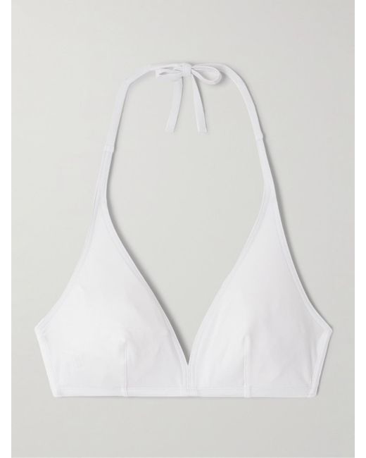 Eres White Les Essentiels Gang Triangel-Bikini-Oberteil
