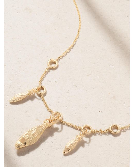 Ole Lynggaard Copenhagen Natural Young Fish Kette Aus 18 Karat