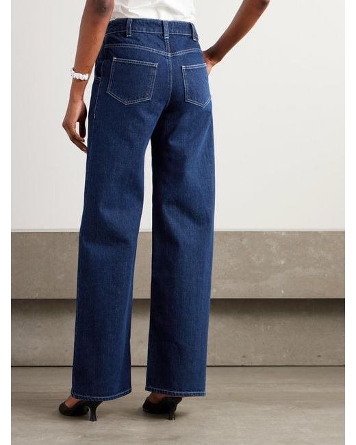 LIBEROWE Blue Annie High-Rise Wide-Leg Jeans