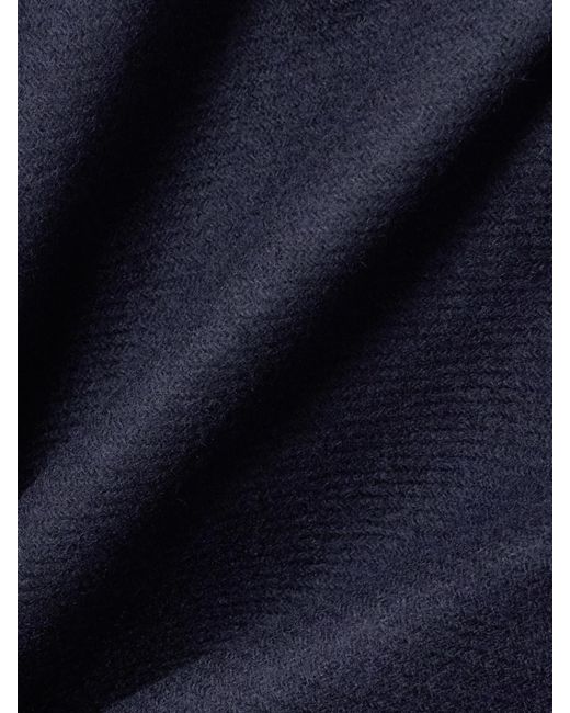 Dries Van Noten Blue Wool-Blend Jacket