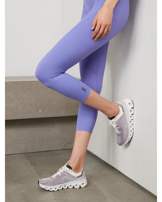 On Shoes Gray Cloudflow 4 Sneakers Aus Mesh