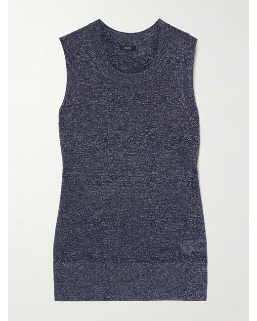 Joseph Blue Lurex Tank