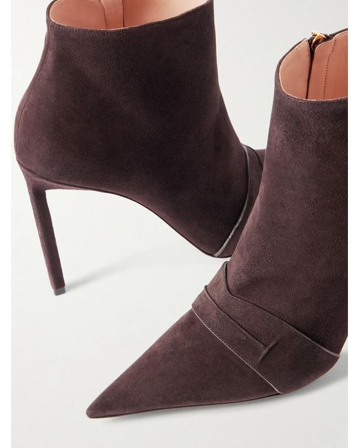 Tom Ford Brown Suede Ankle Boots