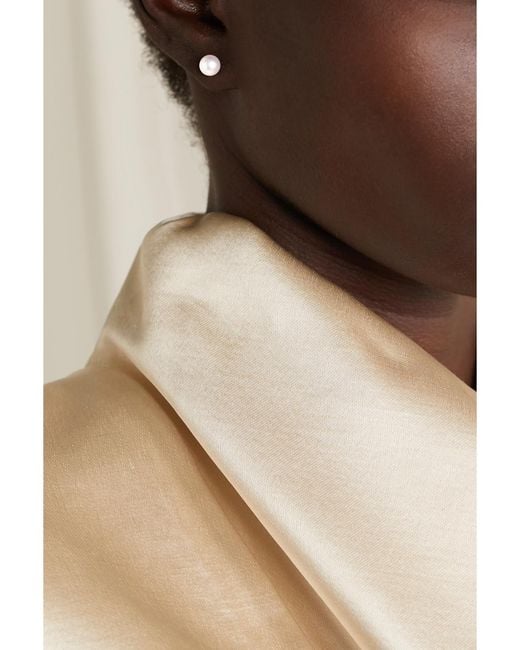 Mateo Natural 14-Karat Pearl Earrings