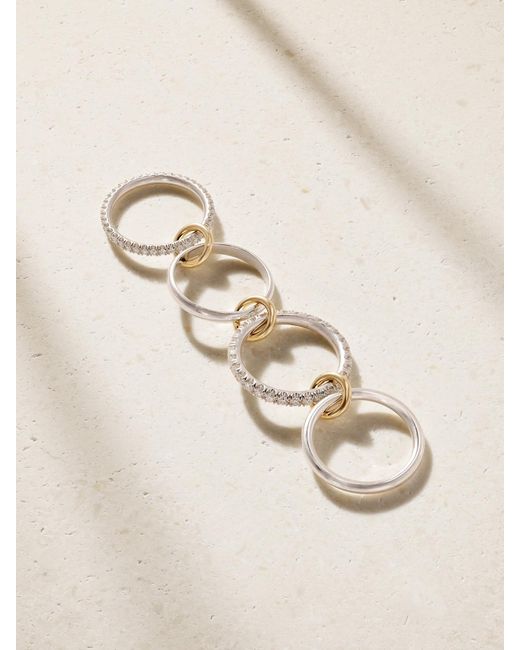 Spinelli Kilcollin Natural Halley Sterling, 18-Karat And Diamond Ring