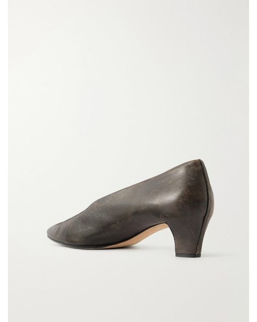 Calvin Klein Brown Bri Leather Pumps