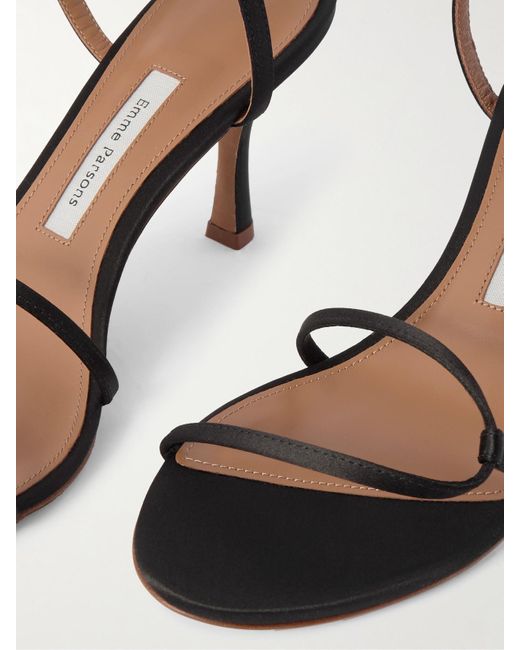 Emme Parsons Natural Loop Satin Sandals