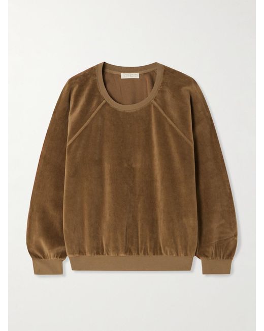Suzie Kondi Natural Pullover Aus Velours Aus Einer Baumwollmischung