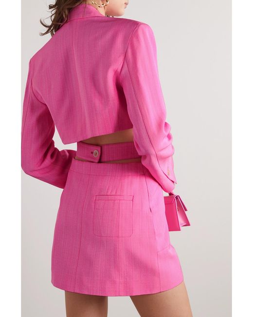 Jacquemus Pink 'La Robe Bari' Dress