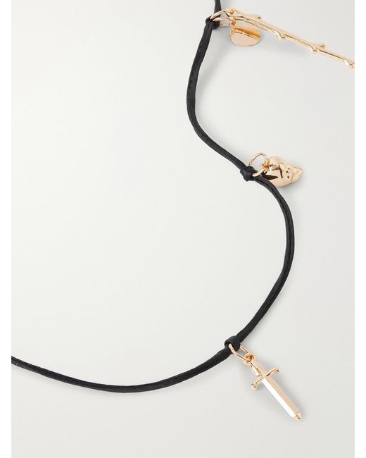 Gabriela Hearst Natural Tone Cord Necklace