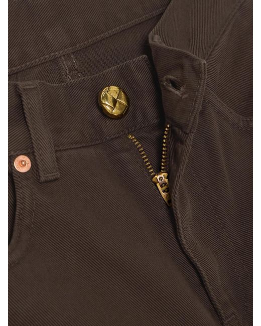 Blazé Milano Brown Paso Hoch Sitzende Jeans Mit Geradem Bein Und Stickerei