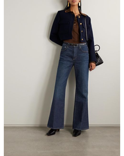 Citizens of Humanity Blue Kimberly High-Rise Flared Jeans