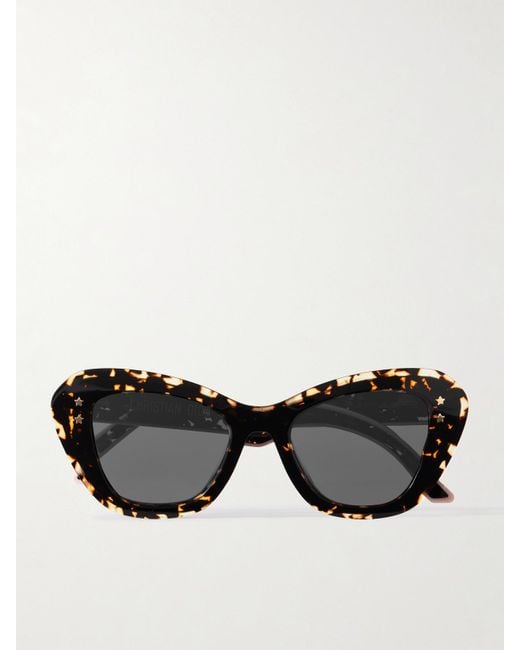 Dior Black Diorpacific B3U Cat-Eye Acetate Sunglasses