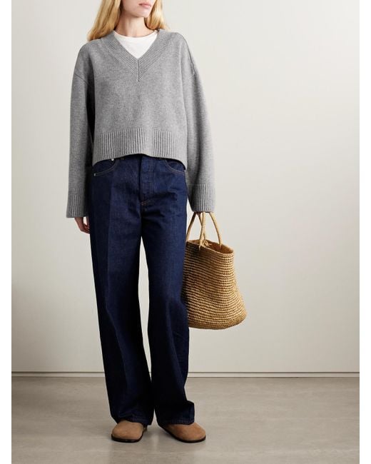 Citizens of Humanity Gray Gazette Wool And Cashmere-Blend Sweater