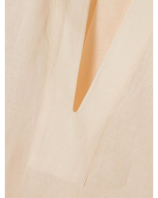 Eres Natural Bibi Kaftan Aus Leinen Mit Bindegürtel
