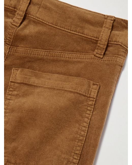 Le Slim Palazzo Modernist Pocket Corduroy - Maple Brown