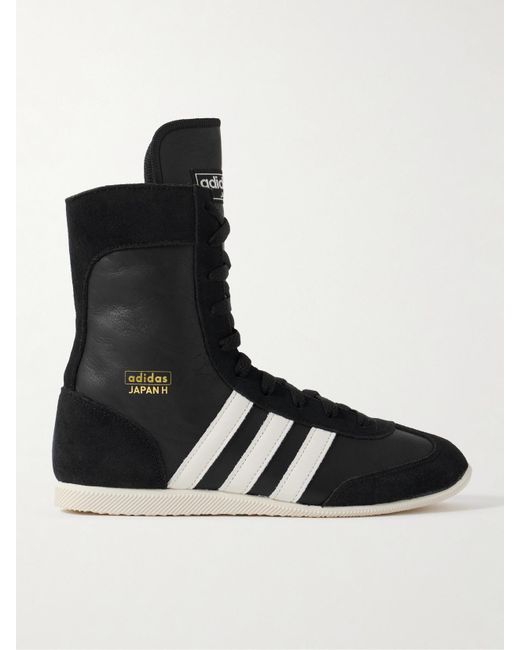 Baskets Montantes En Cuir À Finitions En Daim Japan H Adidas Originals en coloris Black