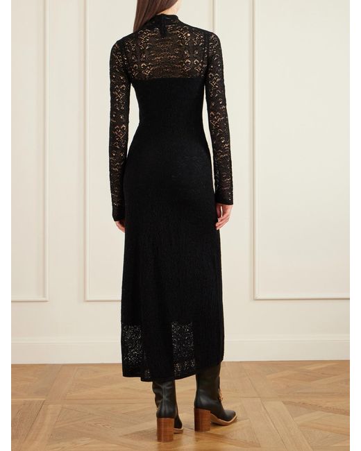 Gabriela Hearst Black Anya Wool And Cashmere-Blend Maxi Dress