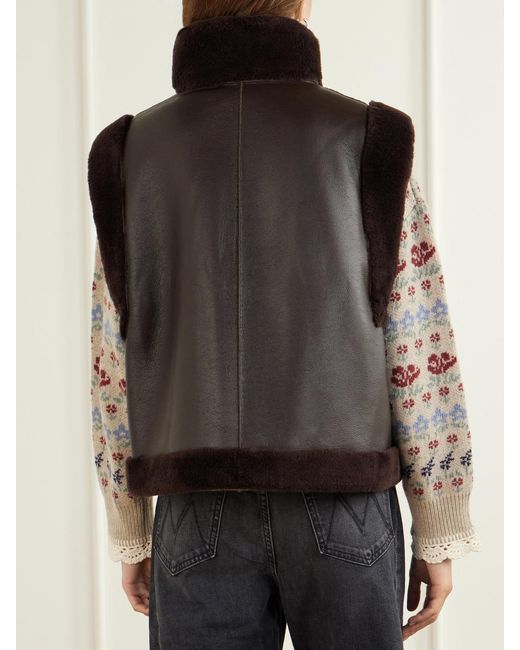 Sea Black Annie Reversible Wool Vest
