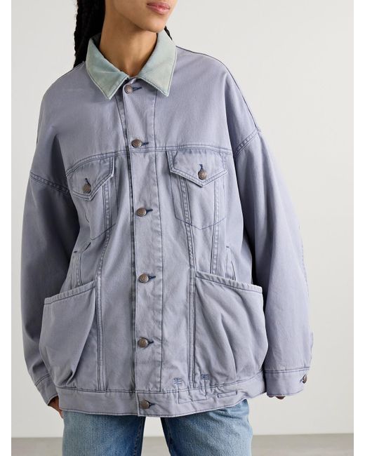 R13 Blue Lacey Denim Jacket