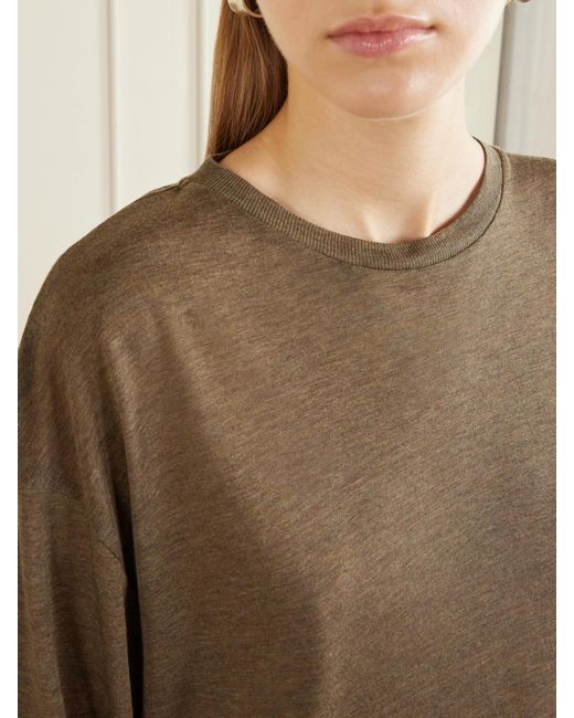 Agolde Natural Sasha Lyocell-Jersey T-Shirt
