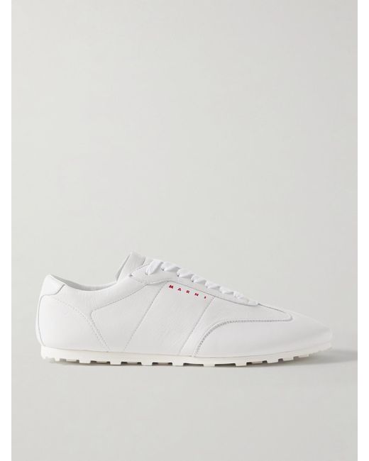 Marni Natural Leather Sneakers