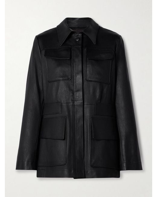 Stouls Black Leon Leather Jacket