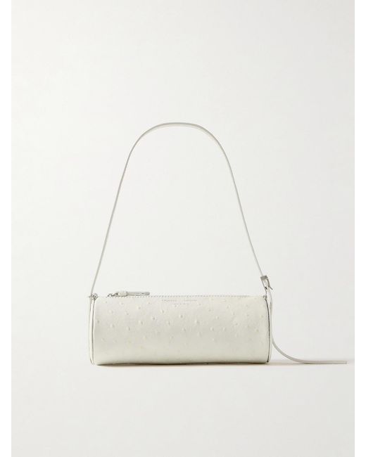 Proenza Schouler White Silo Textured-Leather Shoulder Bag