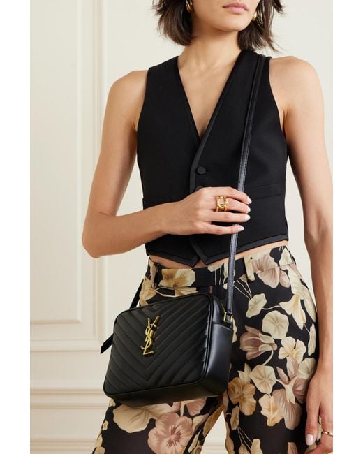 SAINT LAURENT Lou medium quilted leather shoulder bag