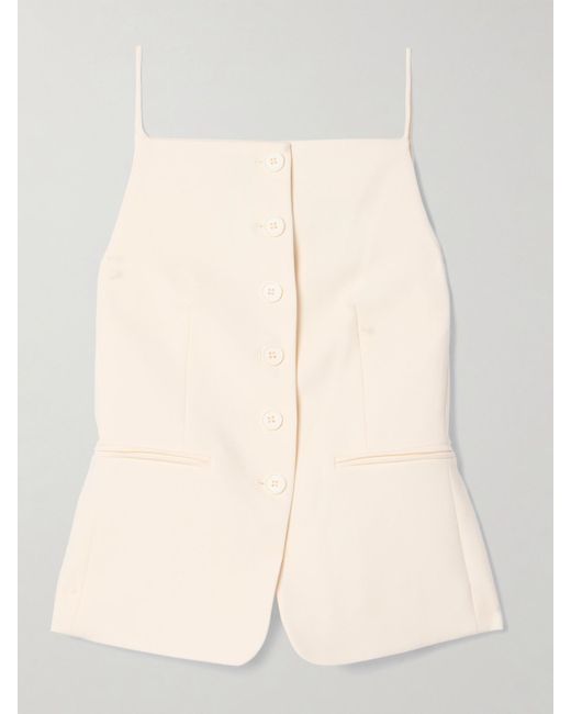 Staud Natural Una Crepe Tank