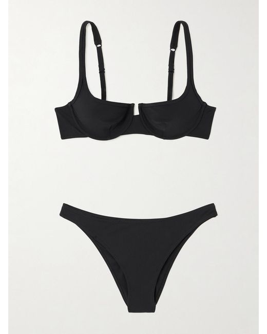 Lido Black Cinquantasei Underwired Bikini