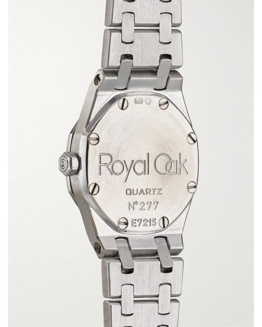 Stephanie Windsor White Audemars Piguet Vintage 1997 Royal Oak 20Mm 18-Karat, Mother-Of-Pearl And Diamond Watch, Ref. No. 67076Bc