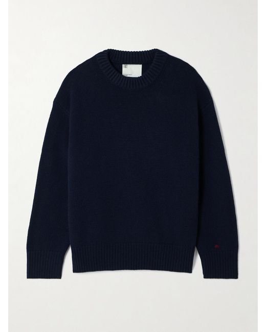 Lisa Yang Blue The Renske Pullover Aus Biokaschmir