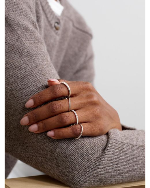 Spinelli Kilcollin Natural Nimbus Sterling Diamond Ring