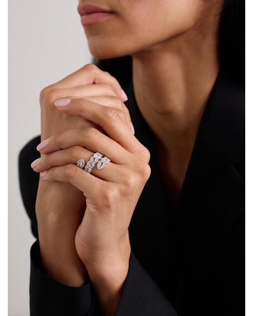 David Morris Natural 18-Karat Diamond Ring
